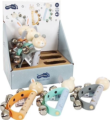 Small Foot Baby Tambourines Pastel Display, set of 6 bell tambourines for babies and infants 12346, Mehrfarbig - Image 2