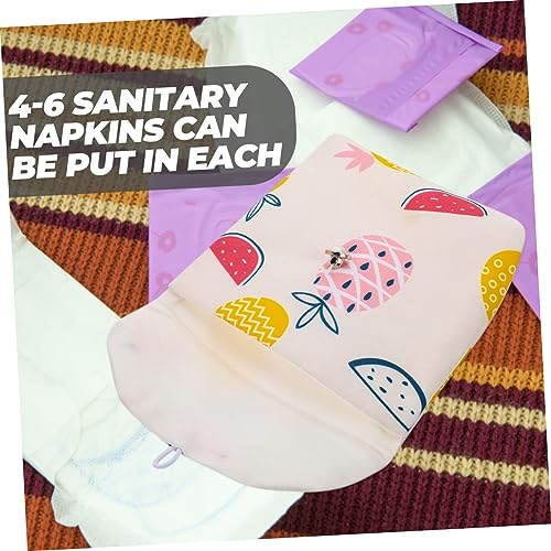 ULTECHNOVO 3 Peças Saco De Armazenamento De Absorventes Higiênicos Almofadas De Período Suporte De A