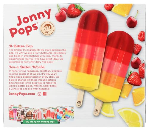 Jonnypops, Frozen, Pop Summer Sunrise Organic, 14.8 Fl Oz