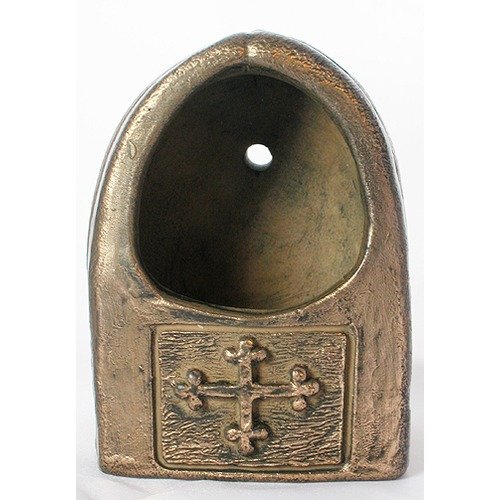 St. Brigid Bronze Holy Water Font