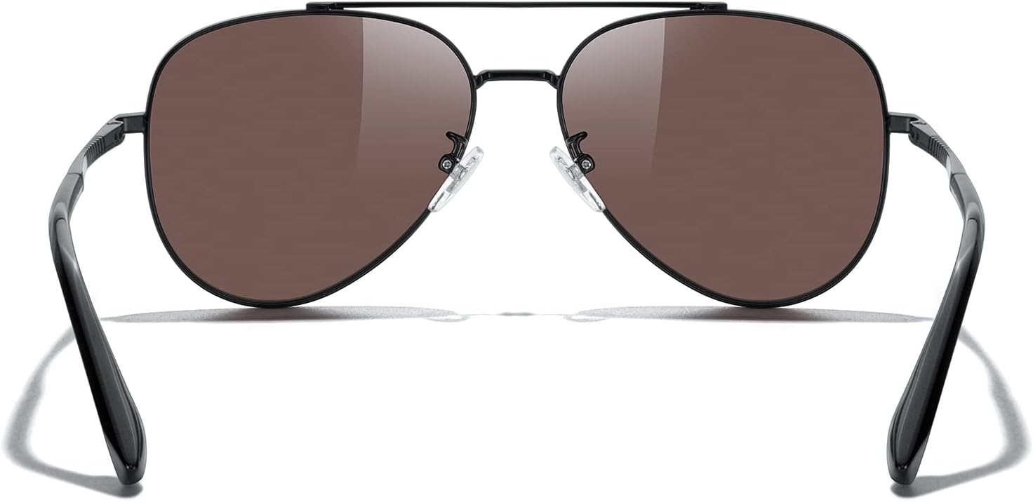 MERRY'S Classic Mirrored Aviator Sunglasses for Men Women Polarized Driving Fishing Mens Sunglasses