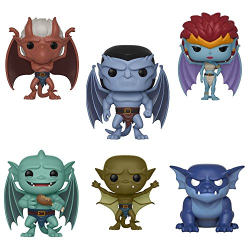 POP Disney: Gargoyles Goliath, Lexington, Brooklyn and Broadway, Demona, Bronx Vinyl Figures Set - //coolthings.us