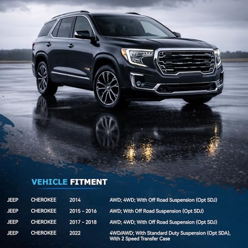 Image of Detroit Axle - AWD Front CV Axles for 2014-2022 Jeep Cherokee, CV Axle Shafts Assembly 2015 2016 2017 2018 2019 2020 2021 Replacement