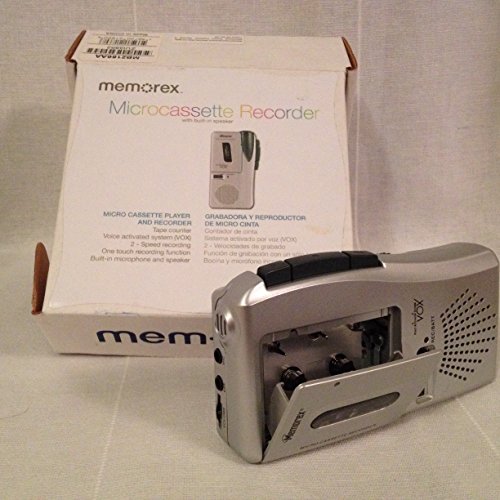 Memorex MB2186A Micro Cassette Player Voice Recorder VOX Voice Activated