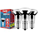 Genie 25W E14 Lava Lamp Bulb 230V (Pack of 3) R39 Reflector Glass Bulb Dimmable Warm White 2700K, Small Edison Screw (SES) Replacement Bulbs for Lava Lamp, Bubble Lamp or Spotlight