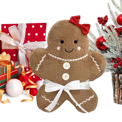 Doudou Homme en Pain d'Épice pour cocooning d'hiver et décoration magique de salon