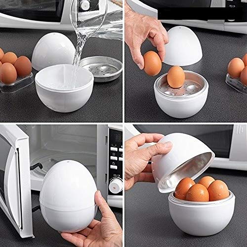 Pote Para Cozinhar Até 4 Ovos Microondas Cozedor Forma Ovo
