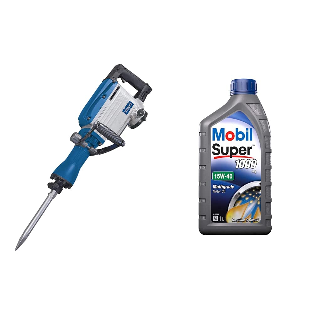 Marteau de démolition 50J puissant avec huile moteur Mobil Super 15W40