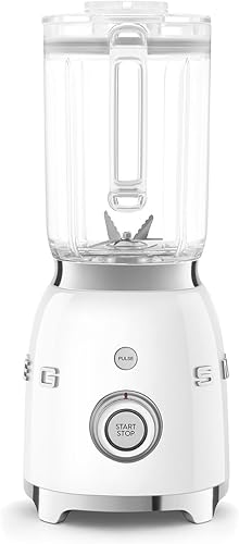 Miniatura 3 de SMEG BLF03 - Licuadora de estilo retro, licuadora de encimera de 600 W con jarra sin BPA de 48 onzas, 3 velocidades + pulso, trituración de hielo y
