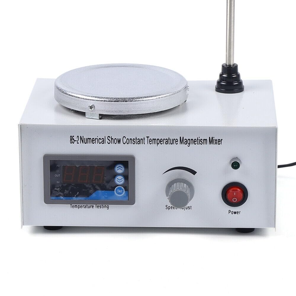 Lab - Agitatore magnetico digitale con display digitale, 220 V, regolazione precisa per ambienti di laboratorio per agitare in contenitori chiusi