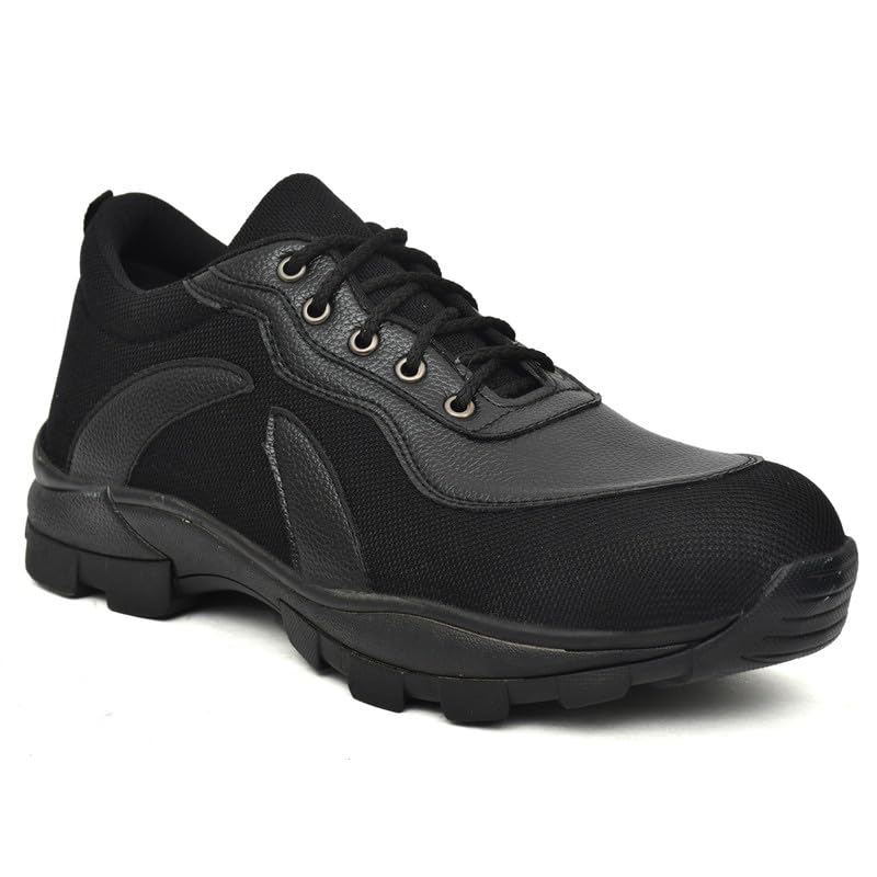 Ozarro Black Febric Canvas Steel Toe Safety Shoe (NW4419) (B0CJMTKXKK) Amazon Price History, Amazon Price Tracker