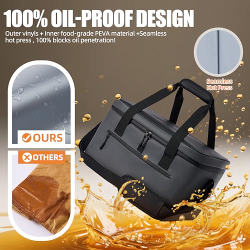 Bolsa aislante para reposar carne, gris miniatura 3