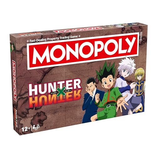Winning Moves Hunter x Hunter Monopoly juego de mesa clásico perfecto para 2-6 jugadores y es un gran regalo para los fans de 12 años en adelante