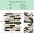 LONGKING 10-Sheet Brown Peel and Stick Backsplash Tile for Kitchen, Vinyl Stick on Tile Stickers for Wall, Kitchen, Bathroom, Counter Top