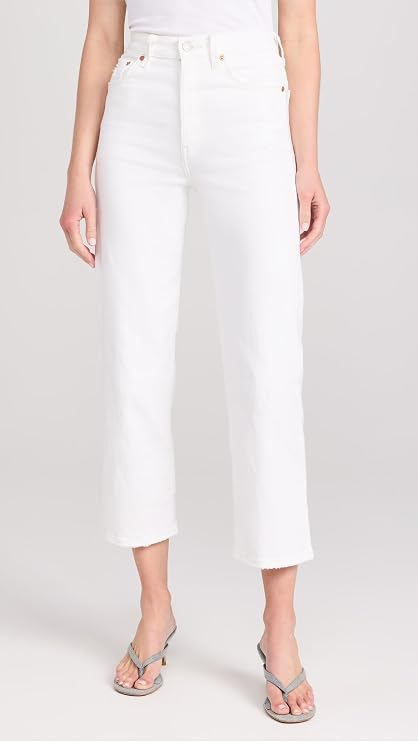 Levi's Womens Premium Ribcage Straight Ankle Jeans