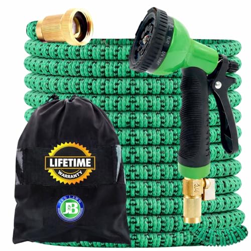 J&B XpandaHose 50ft Expandable Garden Hose –...