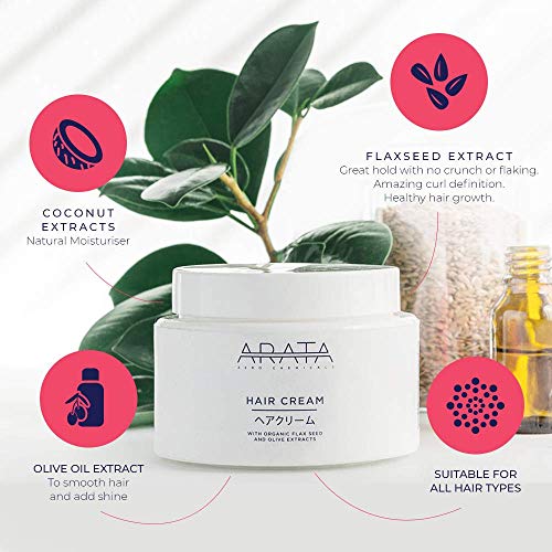 Image of Arata Zero Chemicals Hair Styling Combo, Hair Gel, 125 ml with Hair Cream, 100 g