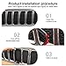 CheroCar for Renegade Grill Inserts,Front Grille Guard Cover Trim Fit for Jeep Renegade 2019-2025+