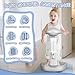 Baby Shower Stand, Baby Shower Standing Support, Adjustable Baby Bath Support with Anti-Slip/Dumping Base, Baby Bath Stand for Themselves,Soporte para Bañera de Bebé,Ideal Gift for Infants 6-36 Months