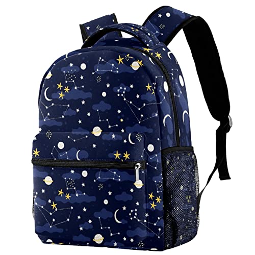 Sac à dos imprimé planètes pour les cours au collège et les sorties nature