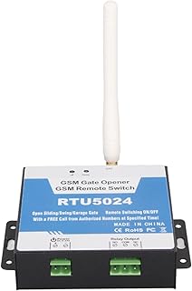 GSM Gate Opener, App Control 2G Network Smart Gate Remote Controller, Access Controller SMS Door Control Support 850 900 1800 1900MHz