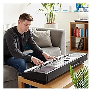 Gear4music Piano à clavier électronique portable avec USB 61 touches - Les Beatles, Paul McCartney, John Lennon, RIngo Starr, George Harrison Gear4music Piano à clavier électronique portable avec USB 61 touches – Image 2