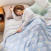 Amazon｜ガーゼケット 6重 タオルケット シングル 夏用 大判