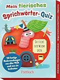 Pattloch Geschenkbuch Mein tierisches Sprichwörter-Quiz: 50 lustige Redewendungen aus Aller Welt und was sie bedeuten | Lustiges Kartenspiel ab 7 Jahren
