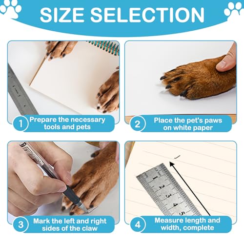 2 works Anti Slip Dog Socks Paws Stop Licking Pet Paw Protector Claw Socks with Grips Strong Traction Prevent Scratching Adjustable Strap Rubber Bottom for Large Dog Hardwood Floors Indoor Walking L - Image 3