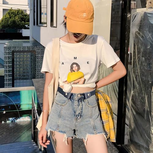 Womens Buckle Free Belt, Buckleless Stretch Belt for Men and Women, No Buckle Design