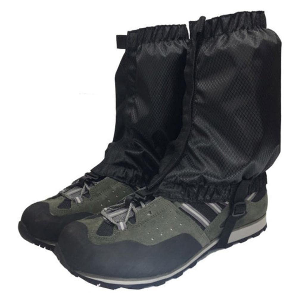 2 Pares Polainas para Caminar para Trekking Ligero Y Cubre Piernas Bajos con Cierre Elástico Y Material Oxford Adecuadas para Senderismo Alpinismo Cic