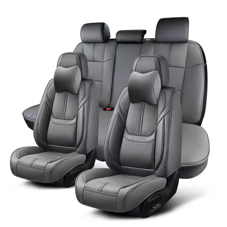 Auto Car Seat Covers Accessories Full Set Leather Cushion Protector Breathable Waterproof Seat Cover for Cars Universal Fit
