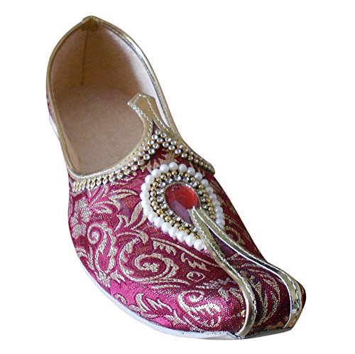 Chaussons pour homme bordeaux et or en taille 39.5 pour l'hiver
