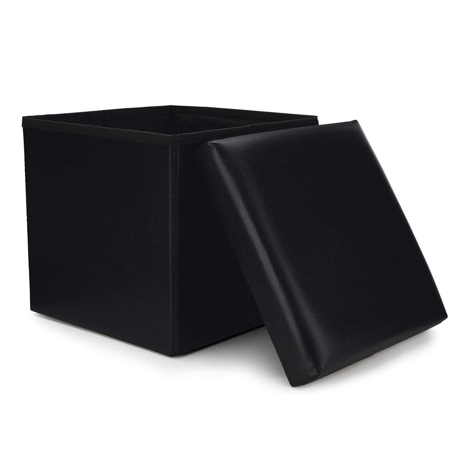 Storage Chair Cube Toy Folding Footrest Stool Seat Space Saving