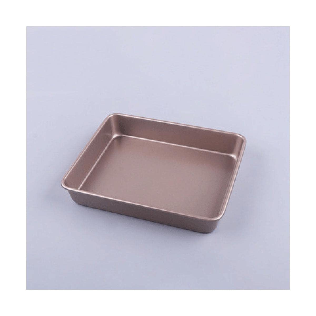 Feuille de Biscuits Rectangulaire Jelly Roll Deep Baking Pan Acier au Carbone antiadhésif Gâteau Ustensiles de Cuisson (28x23x4.5cm)