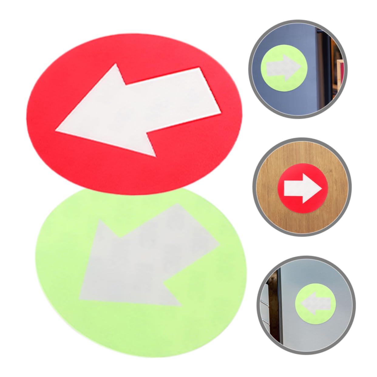 BESPORTBLE Richtungsaufkleber Reflektierende Markierung Gartenschild Camping-jagdmarkierungen Reflective Directions Pfeilrichtungsmarkierung Selbstklebender Pfeilmarker