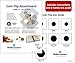 Coin Flip Mega Assortment - 1,000 Cardboard 2x2 Holders - 200 Cent, 100 Nickel, 100 Dime, 300 Quarter, 100 Half, 100 Small Dollar, 100 Large Dollar - in Heavy resealable Bag.
