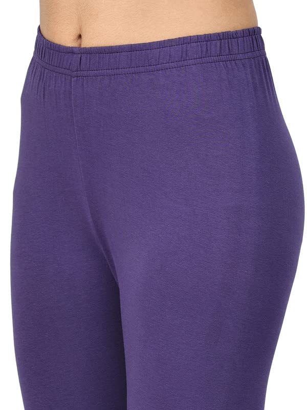Image of Robinbosky Premium Stretchable Cotton Capri Legging for Women | Suitable for Formal wear & Casual wear | High-End Elastic Makes. The Leggings Squat Proof and Durable for Travel, Yoga, & Workout.