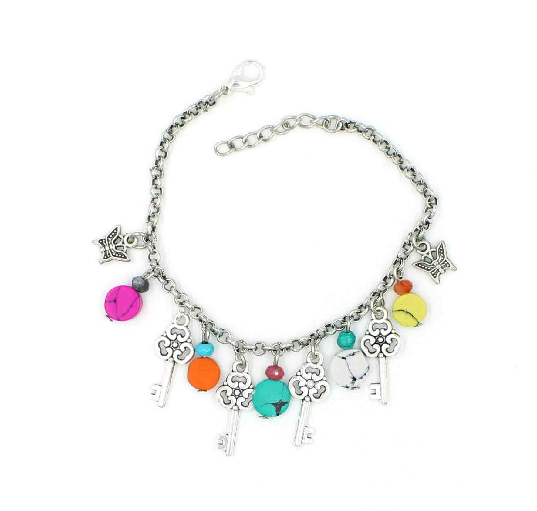 GURJARI JEWELLERS Black Thread,chain with Turquise Beads Anklets for Girls/nazariya anklet (a495, style7, a495) (B0BLCTTRZJ) Amazon Price History, Amazon Price Tracker