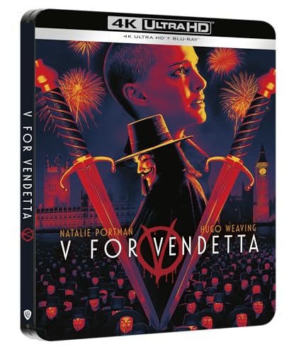 Photo de V pour Vendetta [4K Ultra HD + Blu-Ray-Boîtier SteelBook limité]