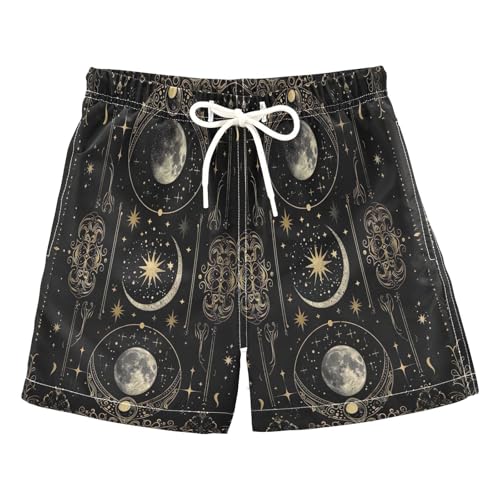 Boys Swimming Shorts, Big Boys Swim Trunks 2t, Celestial Moons