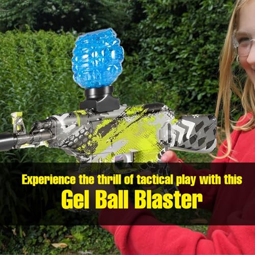 PNJB Gel Ball Blaster Toys Gun, Water Beads Blaster Surge PlayToy Guns, Splatter Gel Ball Blasters, Shooting Team Game, Gel Blaster Toy Gifts for Adults, Teens - Image 6