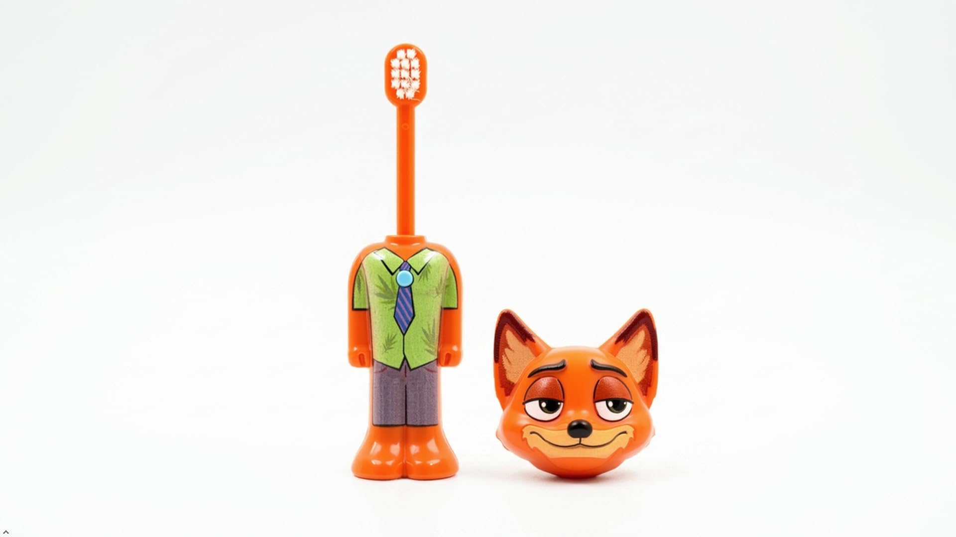 Fox Shape Toothbrush for Kids with Protective Case | Character Design, Travel Case Included-image-33