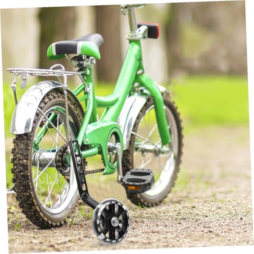 S Bike Training Wheels 4pcs Ruedas Auxiliares Ajustables de Repuesto con Estabilizadores para Bicicleta Resistentes al Desgaste Apto para Niños miniatura 3