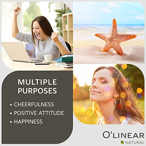 Good Mood Uplifting Essential Oil Blend - Pure Tension Relief & Mood Support with Bergamot, Lemon, Lime, Grapefruit - Large 3.4 Fl Oz Calming Essential Oil Scent for Diffuser for Home Aromatherapy - Image 5