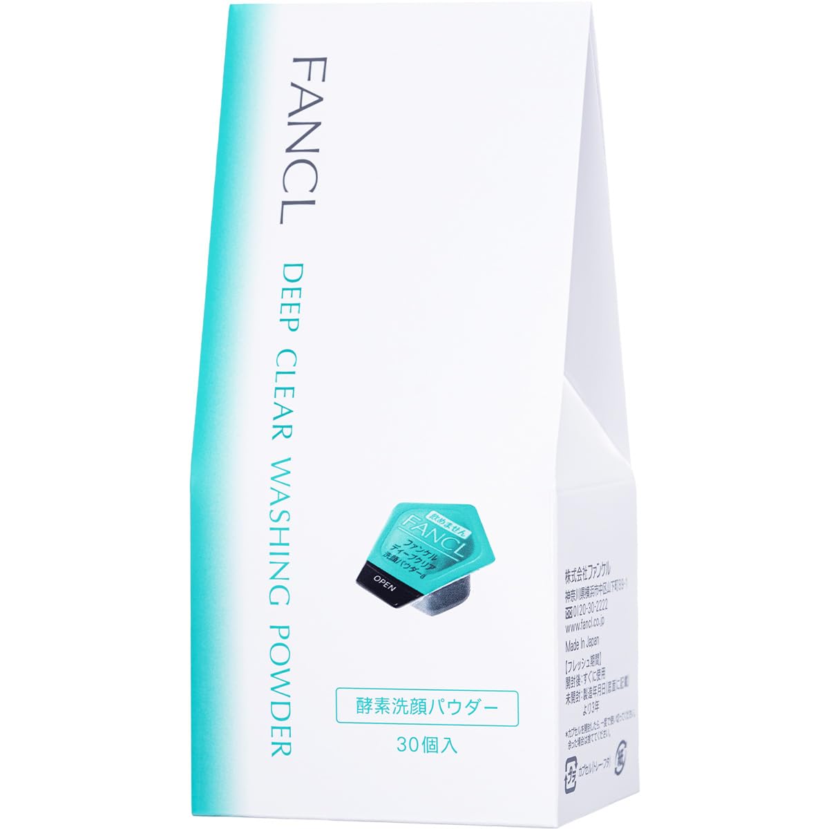FANCL ファンケル ディープクリア洗顔パウダー 60個入り×3 Amazon | ファンケル ディープクリア 洗顔パウダー 60個