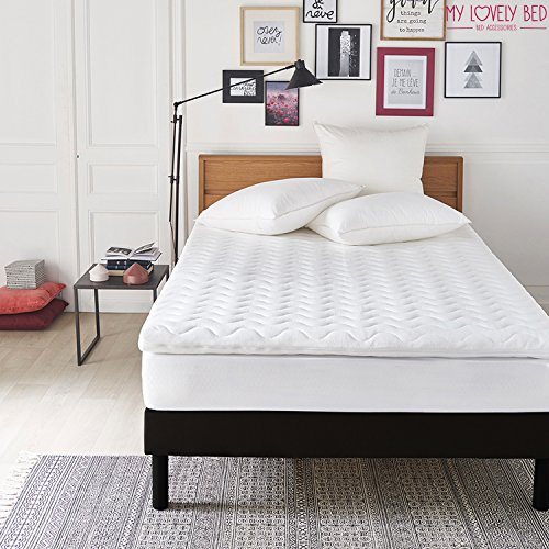My Lovely Bed - Topper Memoria de Forma 140x190/200 cm - Altura 5 cm - Desenfundable - Espuma Viscoelástica de Alta Densidad | Memory Foam