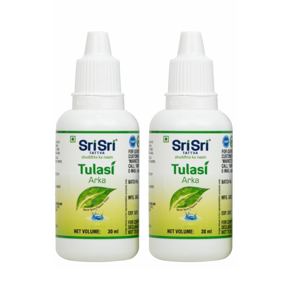 Sri Sri TATTVA shuddhta ka naam Tulasi Arka - Anti-Viral Drop - Natural Immunity Booster For Adults - 30Ml (Pack Of 2)