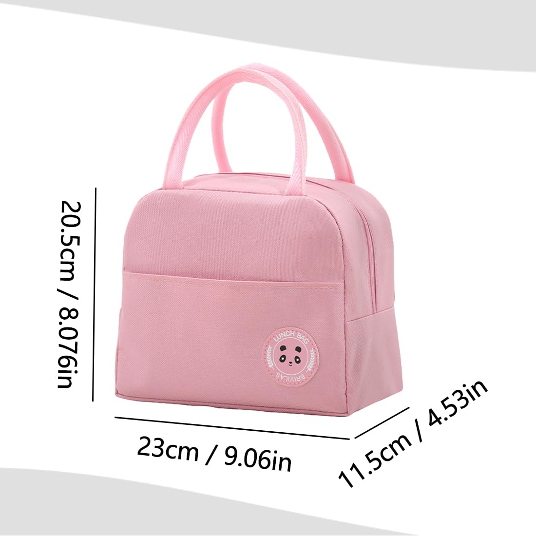 SHSMPXOY Lunch Bag,6L Insulated Lunch Bags for Women,Thermal Lunchs Bag for Men Kids Girls Ladies,Lunchs Cool Bag Water-Resistant Thermal Leak-Proof Lunches Organizer for Work,Picnic (Pink) - Image 2
