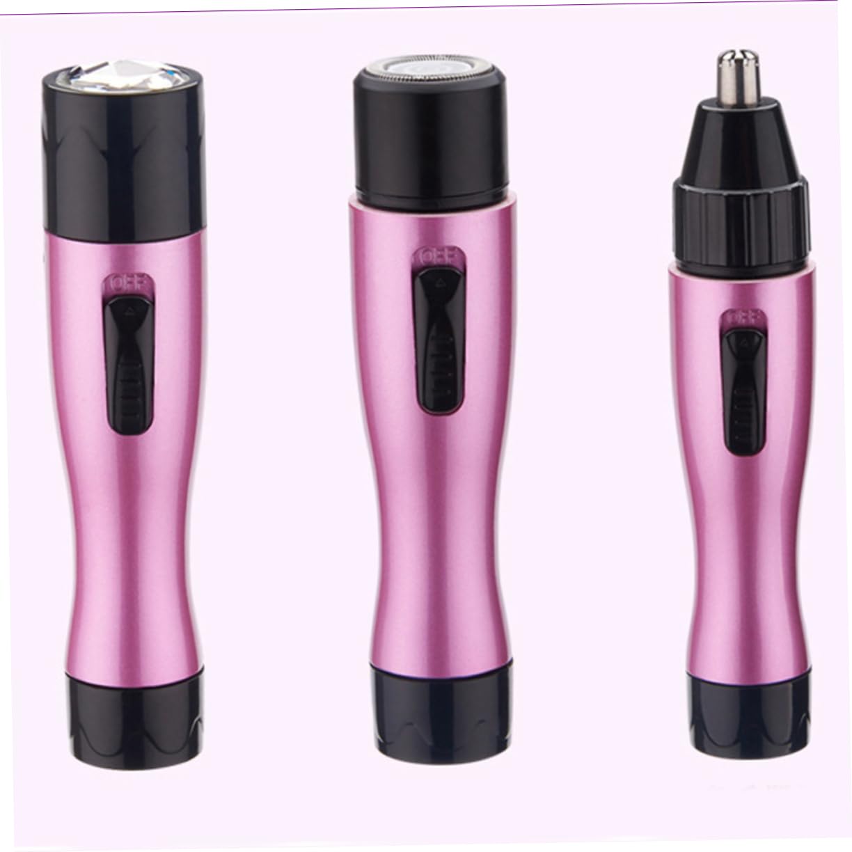 FRCOLOR 3piezas Afeitadora Facial Eléctrica Para Mujeres Depilador De Cuerpo y Cara Recargable Para Axilas Piernas y Línea De Bikini Sin Irritación